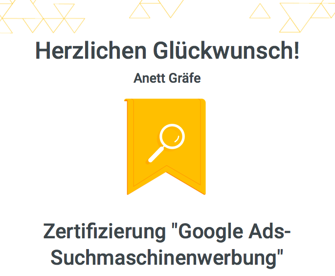 google Adwords zertifizierung